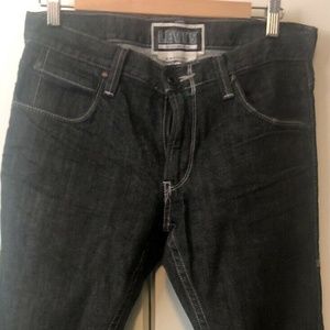 Levi's Original Slim Straight Black Jeans 30x30